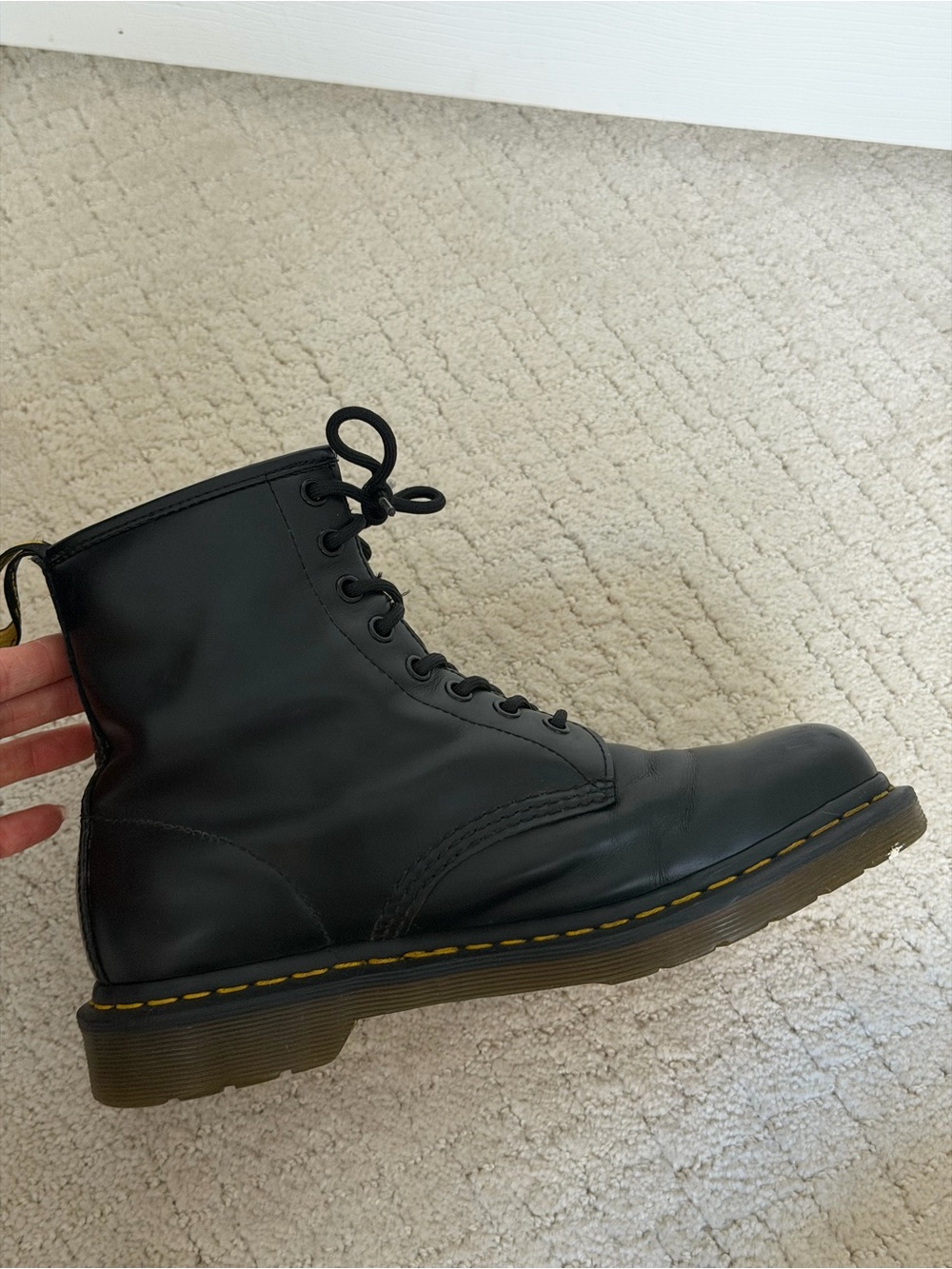 Dr. Martens 1460 Smooth Leather Lace Up Boots - Picture 13 of 15